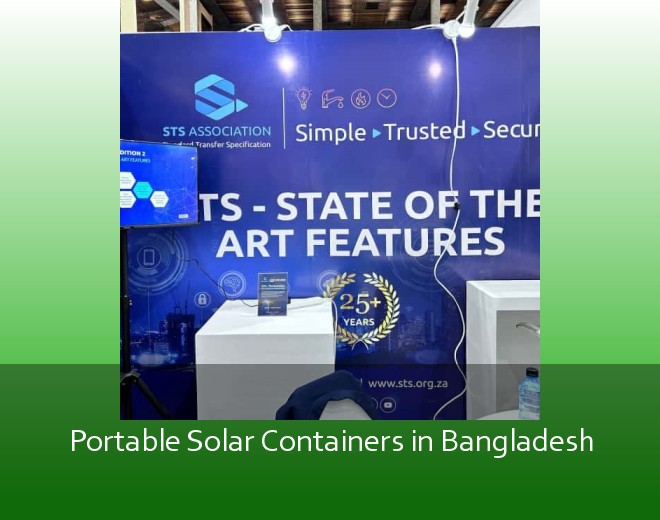 Portable Solar Containers in Bangladesh